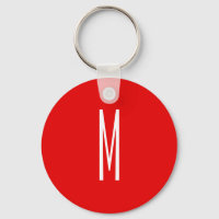 Lettre initiale Monogramme Style moderne Rouge Bla