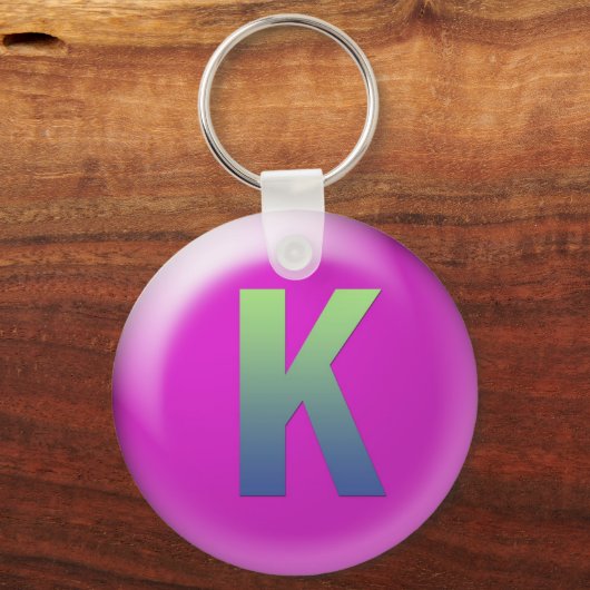 Porte-clés Lettre K (Recto)