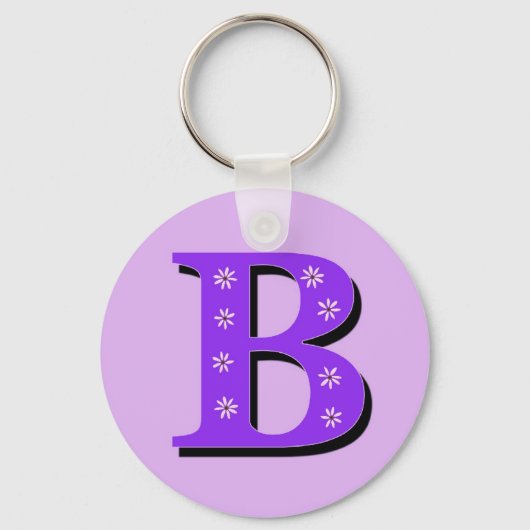 Porte-clés Lettre monogramme B (Recto)