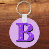 Porte-clés Lettre monogramme B (Recto)
