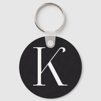 Porte-clés Lettre monogramme K
