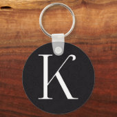 Porte-clés Lettre monogramme K (Recto)
