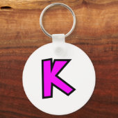 Porte-clés Lettre monogramme K (Recto)