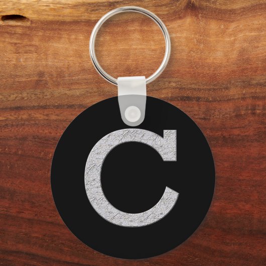 PORTE-CLÉS LETTRE MONOGRAPHIQUE C (Recto)