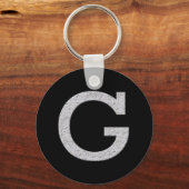 PORTE-CLÉS LETTRE MONOMÂTRE G (Recto)