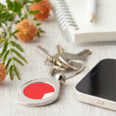 Porte-clés Lettre nautique B (bravo) de drapeau (Côté )