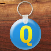 Porte-clés Lettre Q (Recto)