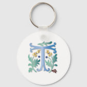 Porte-clés Lettre T Monogramme (Recto)