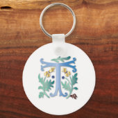 Porte-clés Lettre T Monogramme (Recto)
