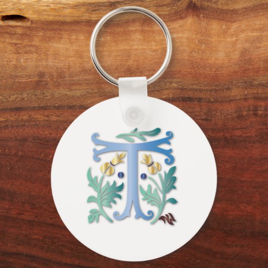 Porte-clés Lettre T Monogramme (Recto)