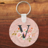 Porte-clés Lettre V (Verso)