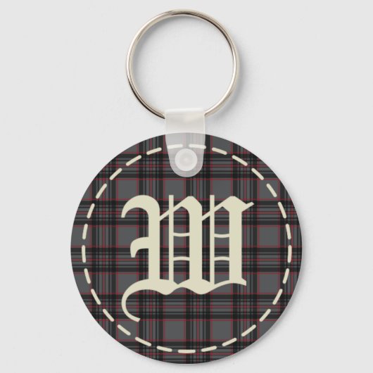 Porte-clés lettre W monogrammée (Recto)