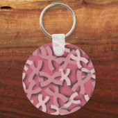 Porte-clés Lettre X rose (Recto)