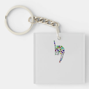Porte-clés Lettre 'YOD'