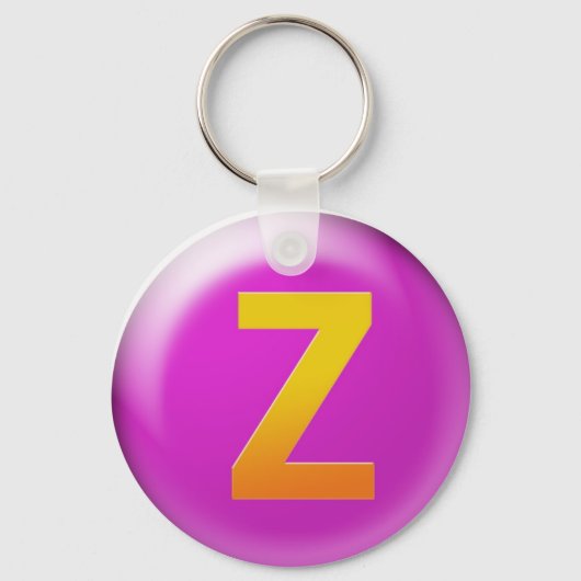 Porte-clés Lettre Z (Recto)