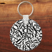 Porte-clés Lettres alphabétiques (Recto)