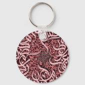 Porte-clés lettres arabes rose (Recto)