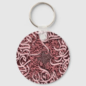 Porte-clés lettres arabes rose (Verso)