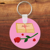Porte-clés Lettres d'amour romantiques (Recto)