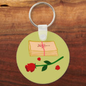 Porte-clés Lettres d'amour romantiques (Recto)