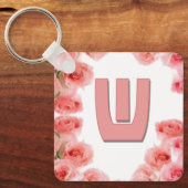 Porte-clés Lettres d'amour "W"  (Recto)