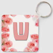 Porte-clés Lettres d'amour "W"  (Dos)