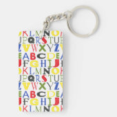 Porte-clés Lettres de couleur vive de Megan Meagher (Dos)