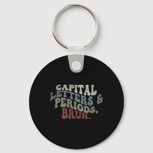 Porte-clés Lettres Majuscules Et Points Bruh