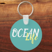 Porte-clés lettres OCEAN LIFE nautique | (Recto)