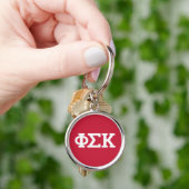 Porte-clés Lettres Phi Sigma Kappa (main)