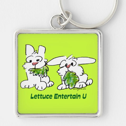 Porte-clés Lettuce Entertain U Cartoon Rabbits (Devant)