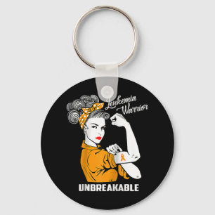 Porte-clés Leucémie Guerrier Indestructible Conscience Don Te