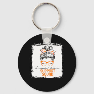 Porte-clés Leucémie Guerrier Support de sensibilisation Messy