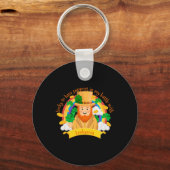 Porte-clés Leucémie leprechaun A à quatre feuilles de st patr (Recto)