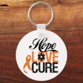 Porte-clés LEUKEMIA Hope Love Cure Cadeaux (Recto)