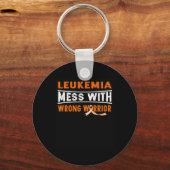PORTE-CLÉS LEUKEMIA MESS AVEC LE MAUVAIS GUERRIER (Recto)
