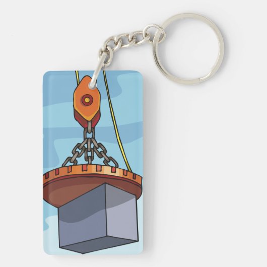 Porte-clés Levage de grue (Dos)