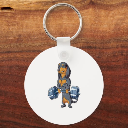 Porte-clés Levage de poids à la coque (Recto)