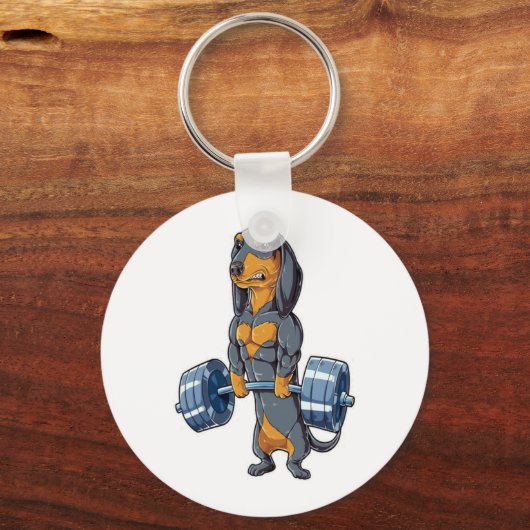 Porte-clés Levage de poids à la coque (Recto)