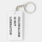 Porte-clés L'éveil : Le colonialisme n'est pas la libération (Dos)