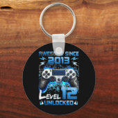 Porte-clés Level 12 Unlocked Video Gamer 12 Years Old 12 Birt (Recto)