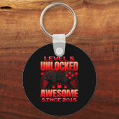 Porte-clés Level 8 Unlocked 8 Year Old For Boys 8th Birthday (Recto)