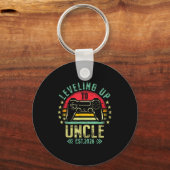 Porte-clés Leveling Up To Uncle 2026 Funny Gamer Soon To Be U (Recto)