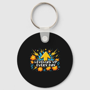 Porte-clés Levelup Chaque Jour Ck To School Shirt Gamer Boy