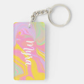 Porte-clés Lever Abstrait du printemps (Dos)