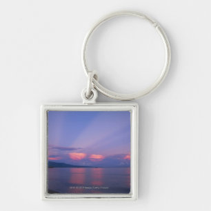 Porte-clés Lever de soleil au-dessus de mer