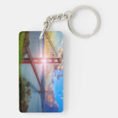 Porte-clés Lever de soleil de Golden Gate (Dos)