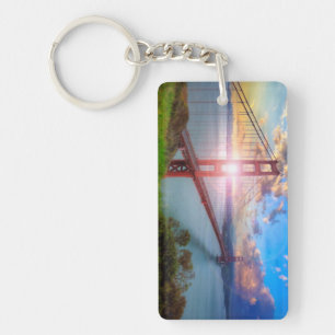 Porte-clés Lever de soleil de Golden Gate