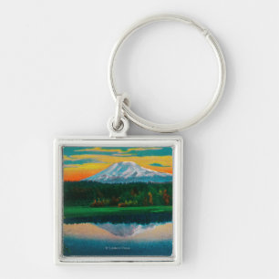 Porte-clés Lever de soleil sur le bâti Adams du lac trout, W