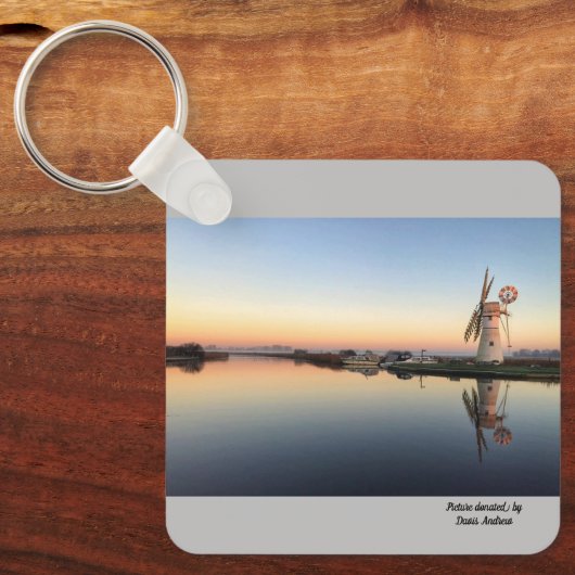 Porte-clés Lever de soleil sur Thurne (Recto)